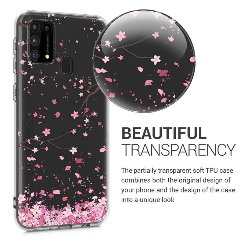 kwmobile Case Compatible with Samsung Galaxy M31 - Silicone transparent