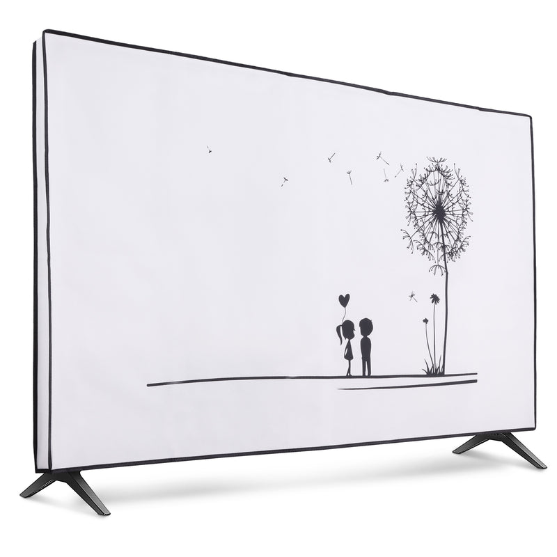 kwmobile 55" TV Cover Indoor Television Sleeve Screen Protector Cover TV Screen Dust Cover TV Cover