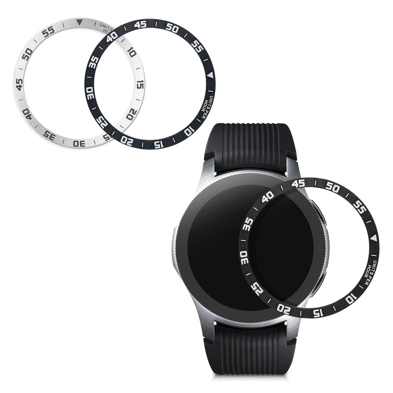 kwmobile Protective Bezel Ring compatible with Samsung Galaxy Watch / Galaxy Gear S3 Frontier & Classic Fitness Tracker
