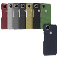 kwmobile Case Compatible with Google Pixel 4a - Cover - Fabric Cover Phone Case - Back Cover