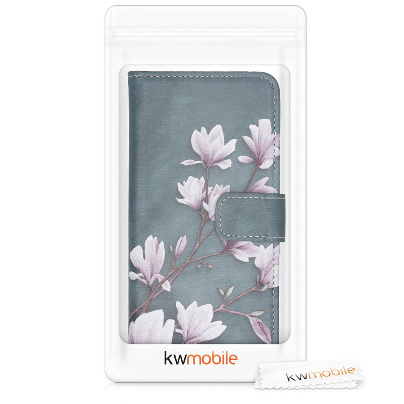 kwmobile Wallet Case Compatible with Google Pixel 3a Case - Cover with Stand and Card Slots