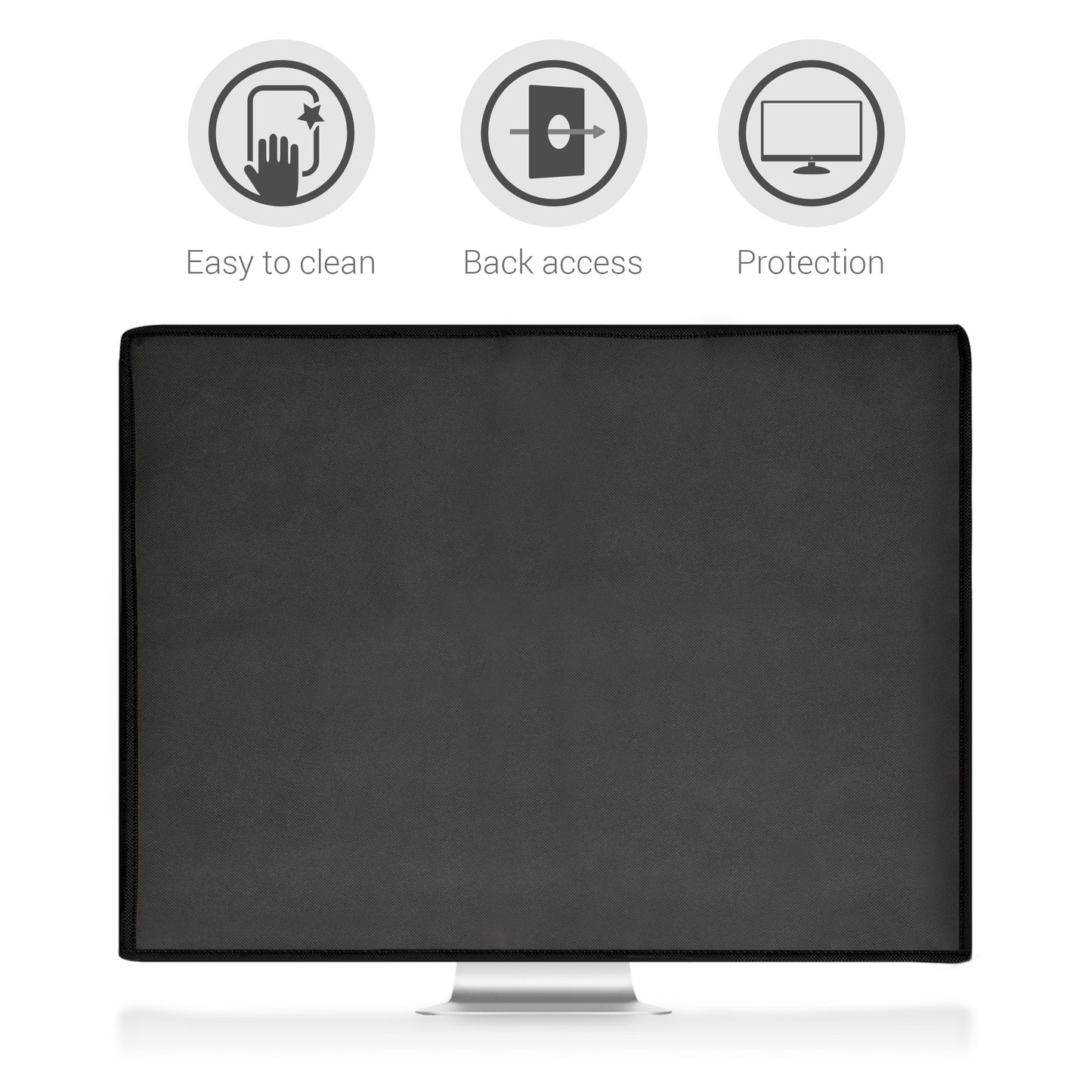 kwmobile Case compatible with Apple iMac 27" / iMac Pro 27" - with Pocket for Apple Magic Keyboard, Magic Mouse and Cable