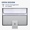 kwmobile Case compatible with Apple iMac 21.5" - with Pocket for Apple Magic Keyboard, Magic Mouse and Cable