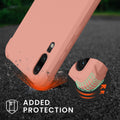 kwmobile Necklace Case Compatible with Huawei P20 - Cover with Lanyard - Silicone Protective Case