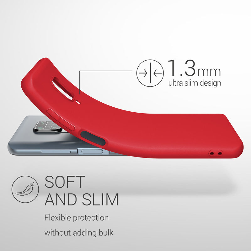 kwmobile Phone Case for Xiaomi Redmi Note 9S / 9 Pro / 9 Pro Max - Wireless Charging - Protective Cover