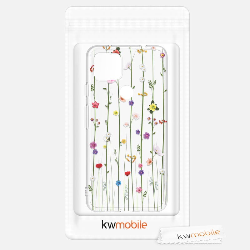 kwmobile Case Compatible with Google Pixel 4a - Silicone Transparent