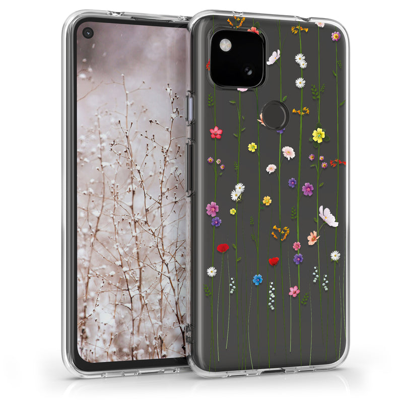 kwmobile Case Compatible with Google Pixel 4a - Silicone Transparent