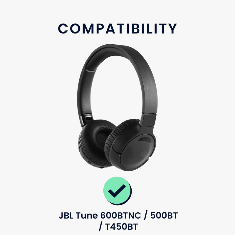 kwmobile Ear Pads for JBL Tune 600 / 500BT / 510BT / 520BT / 450 Ear Cushions Replacement Parts Headphone Replacement Pads Over Ear Headphones