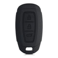 kwmobile Car Key Cover compatible with Hyundai 3-Button Car Key Keyless Go Hard Case Protective Cover Key Case