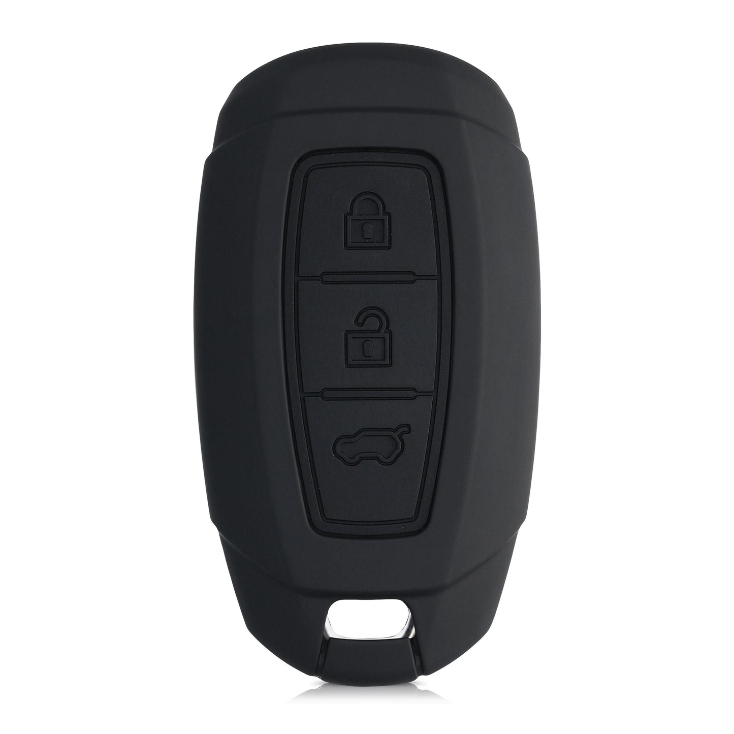 kwmobile Car Key Cover compatible with Hyundai 3-Button Car Key Keyless Go Hard Case Protective Cover Key Case