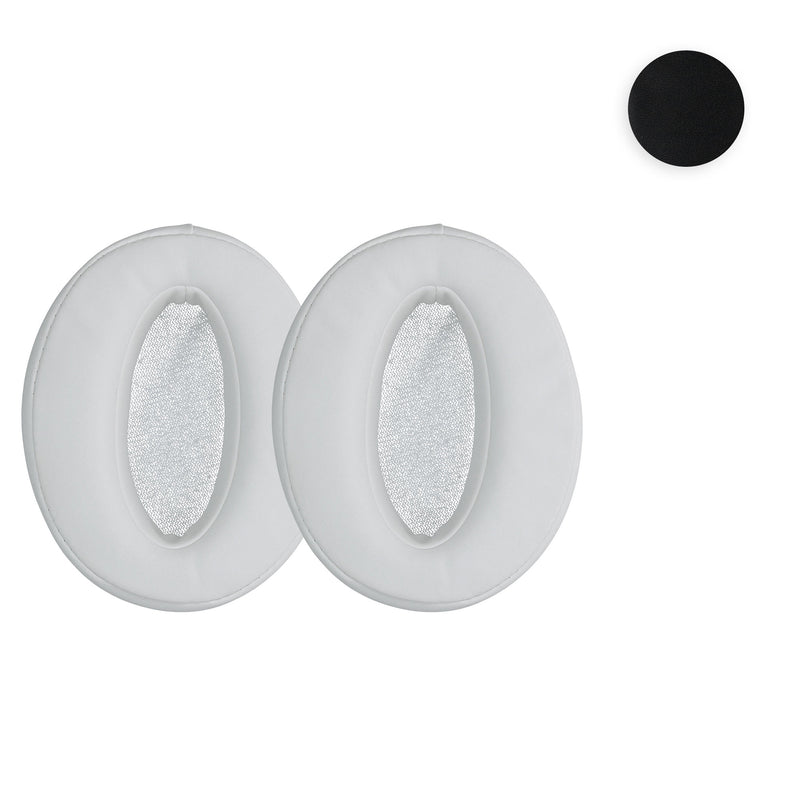 kwmobile 2x Ohr Polster für Sennheiser HD450BT / HD350BT Ohrpolster - Ersatz Ohrpolster - Kopfhörer Ersatzteile - Kopfhörer Ersatzpolster für Over Ear Headphones Schwarz  