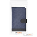 kwmobile Wallet Case compatible with Google Pixel 4a - Case with Stand - Phone Cover Card Slots