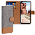 kwmobile Wallet Case compatible with Google Pixel 4a - Case with Stand - Phone Cover Card Slots