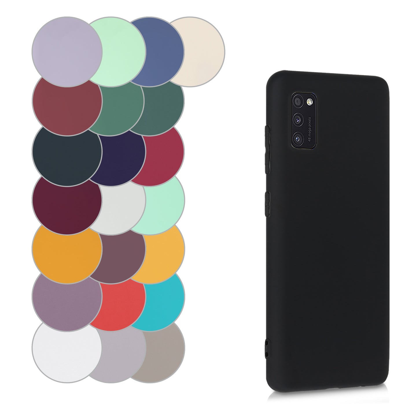 kwmobile Phone Case for Samsung Galaxy A41 - Wireless Charging - Protective Cover