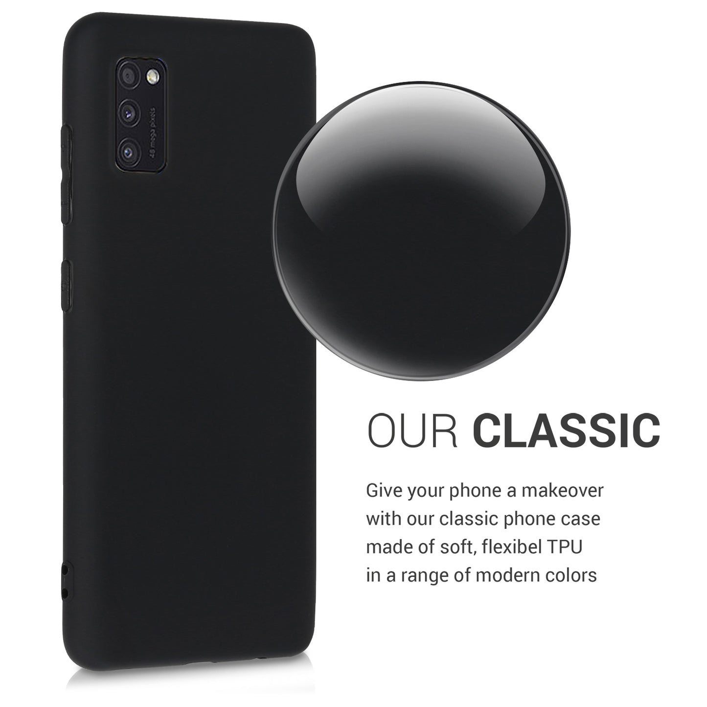 kwmobile Phone Case for Samsung Galaxy A41 - Wireless Charging - Protective Cover