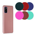 kwmobile Case kompatibel mit Samsung Galaxy A41 Hülle - Schutzhülle aus Silikon metallisch schimmernd - Handyhülle Metallic Pink Metallic Pink  