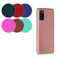kwmobile Phone Case for Samsung Galaxy A41 - Metallic Shimmer Silicone Case - Protective Cover