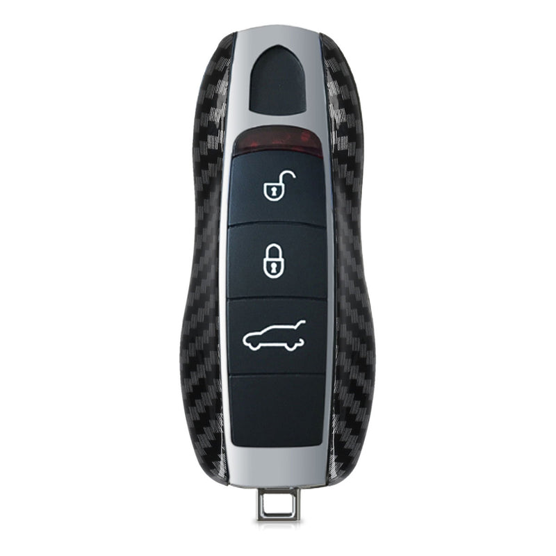 kwmobile Car Key Shell compatible with Porsche 3-Button Car Key (Keyless Only) Hard Case Protector Key Fob Cover