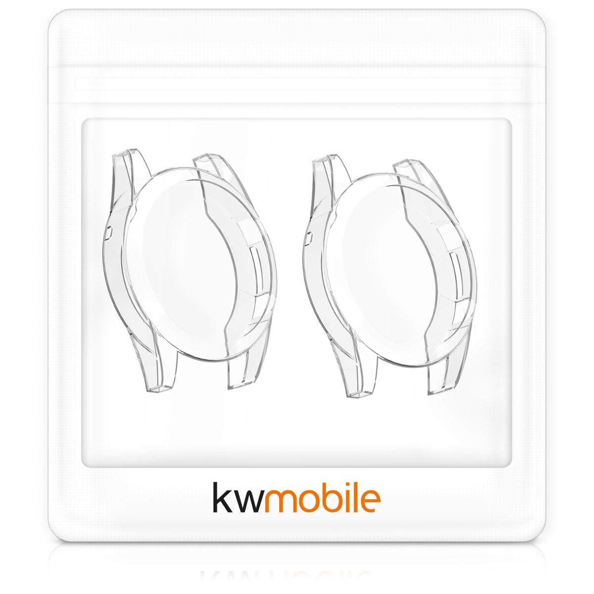 kwmobile Silicone Case for Huawei Watch GT2 (46mm) Protective Cover Full Body Display Cover Set