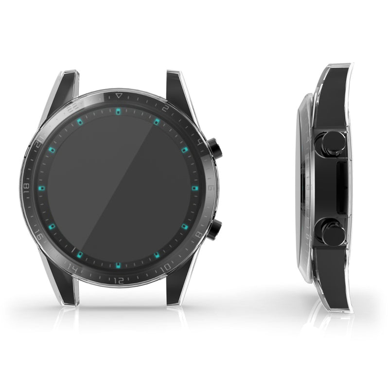 kwmobile Silicone Case for Huawei Watch GT2 (46mm) Protective Cover Full Body Display Cover Set
