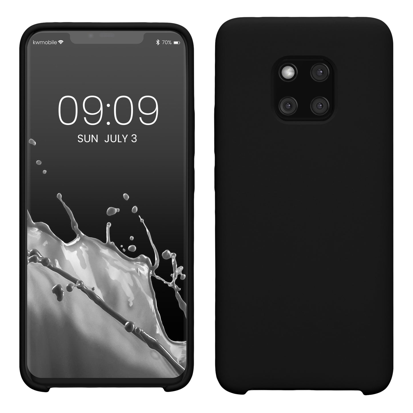 kwmobile Phone Case for Huawei Mate 20 Pro Case - Silicone - Wireless Charging - Protective Cover