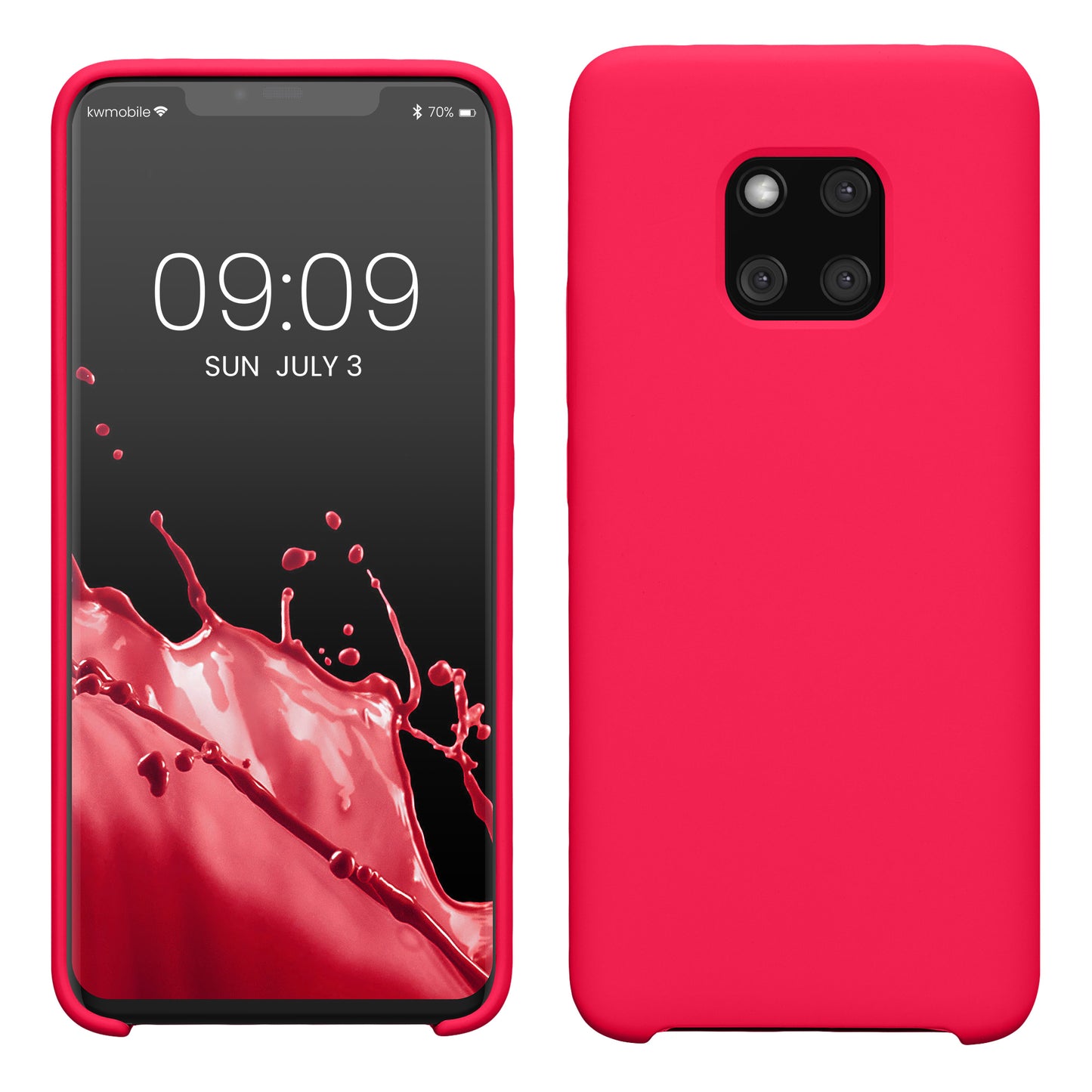 kwmobile Phone Case for Huawei Mate 20 Pro Case - Silicone - Wireless Charging - Protective Cover