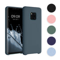 kwmobile Hülle kompatibel mit Huawei Mate 20 Pro Hülle - Silikon Handy Case - Handyhülle weiche Oberfläche - kabelloses Laden - Nude Lilac Nude Lilac  