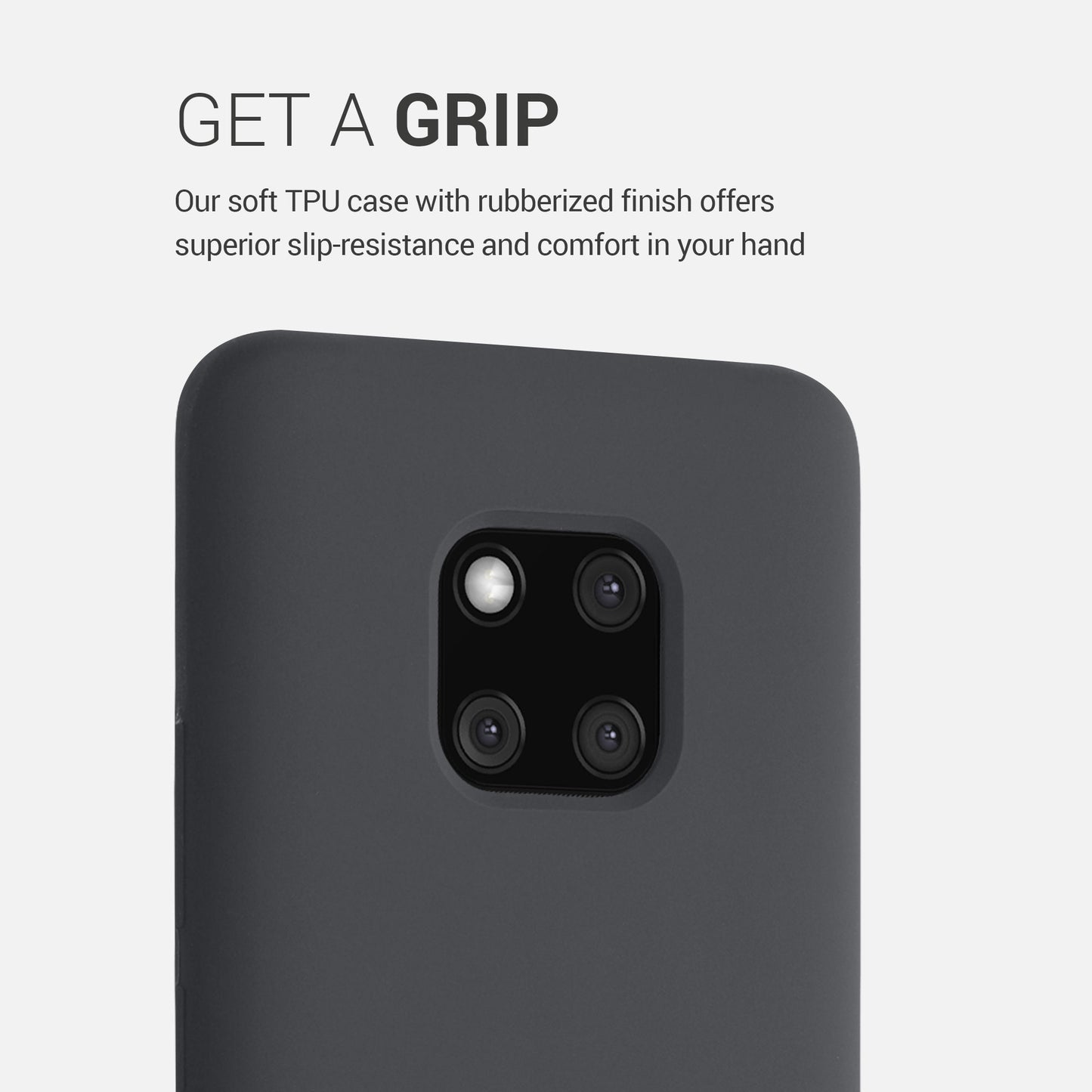 kwmobile Phone Case for Huawei Mate 20 Pro Case - Silicone - Wireless Charging - Protective Cover