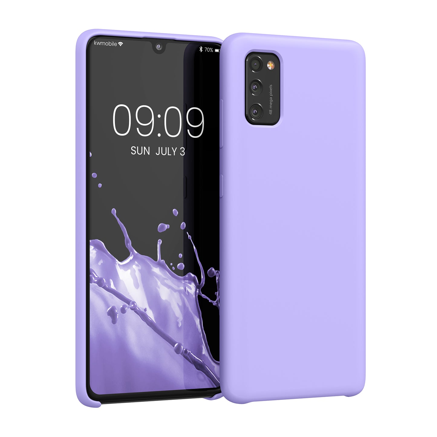 kwmobile Phone Case for Samsung Galaxy A41 - Silicone Case - Wireless Charging - Protective Cover