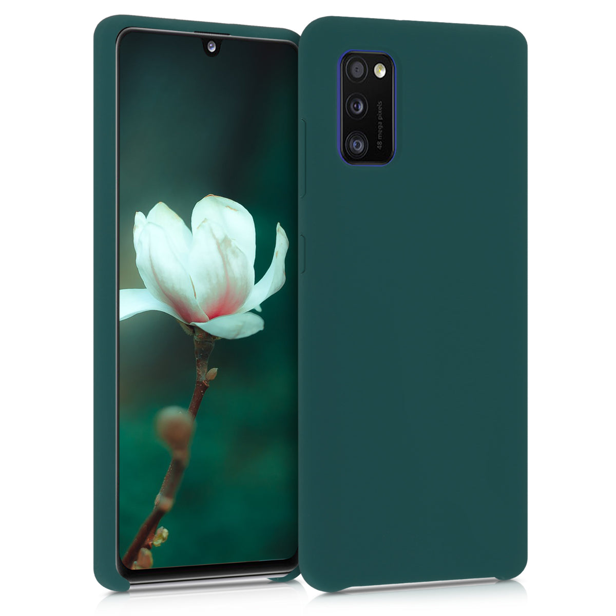 kwmobile Phone Case for Samsung Galaxy A41 - Silicone Case - Wireless Charging - Protective Cover