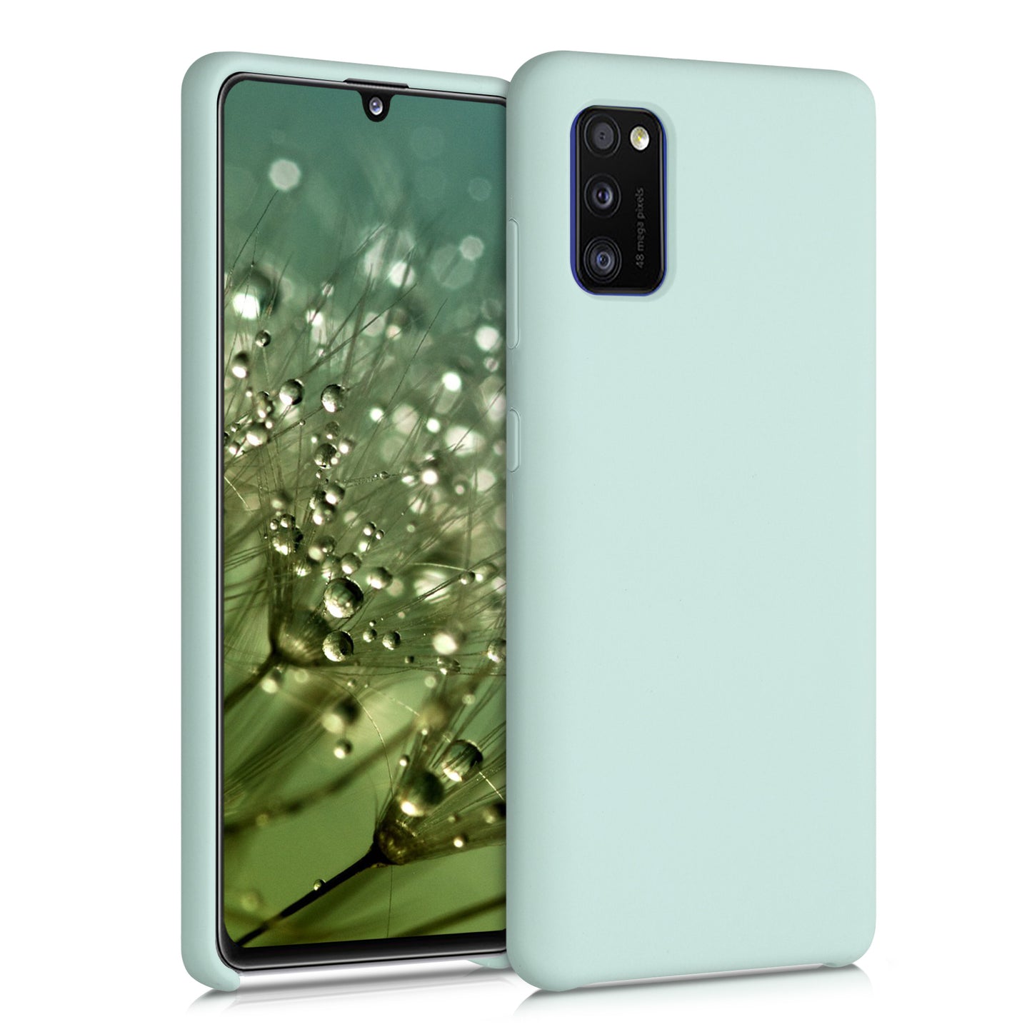 kwmobile Phone Case for Samsung Galaxy A41 - Silicone Case - Wireless Charging - Protective Cover