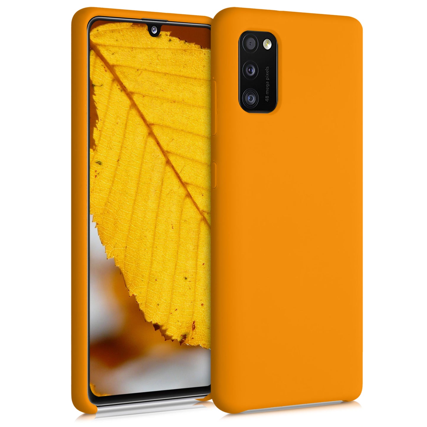 kwmobile Phone Case for Samsung Galaxy A41 - Silicone Case - Wireless Charging - Protective Cover