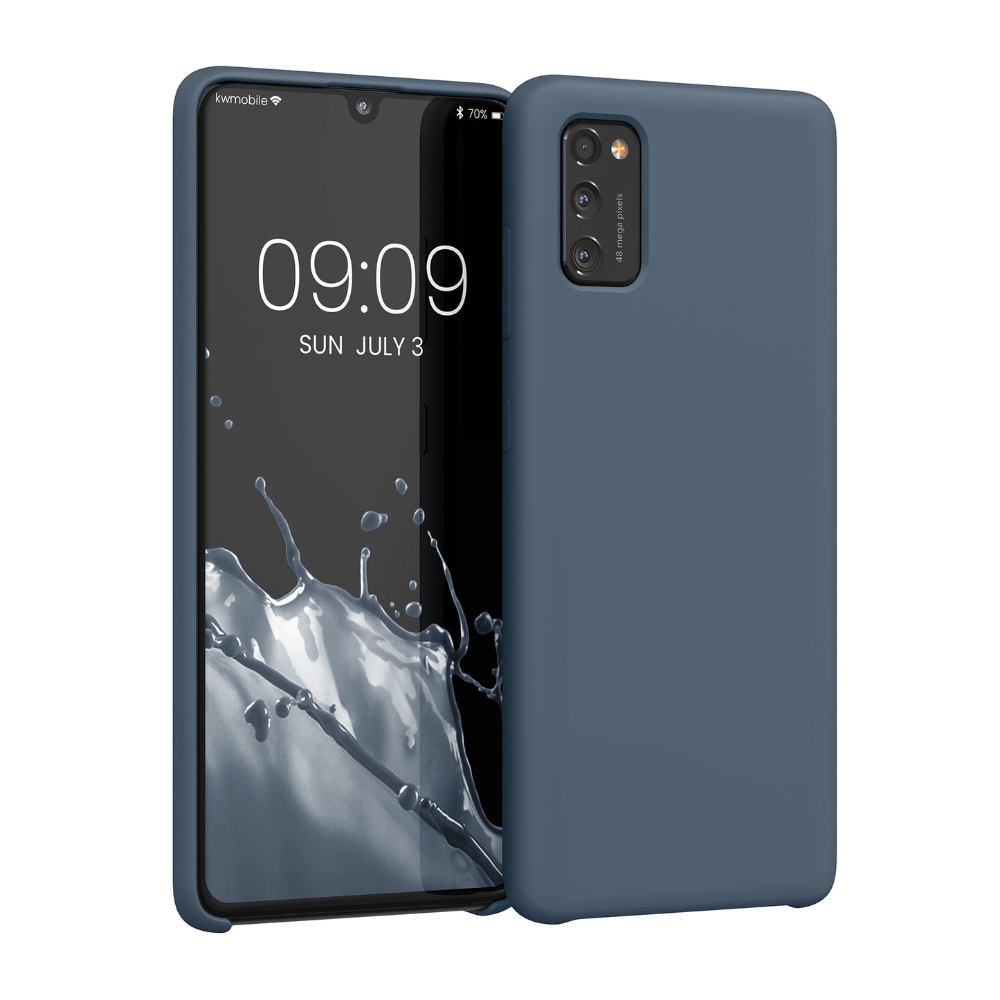 kwmobile Phone Case for Samsung Galaxy A41 - Silicone Case - Wireless Charging - Protective Cover