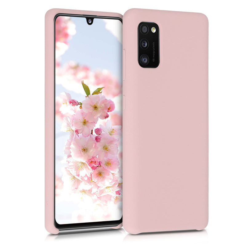 kwmobile Phone Case for Samsung Galaxy A41 - Silicone Case - Wireless Charging - Protective Cover