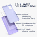 kwmobile Phone Case for Samsung Galaxy A41 - Silicone Case - Wireless Charging - Protective Cover