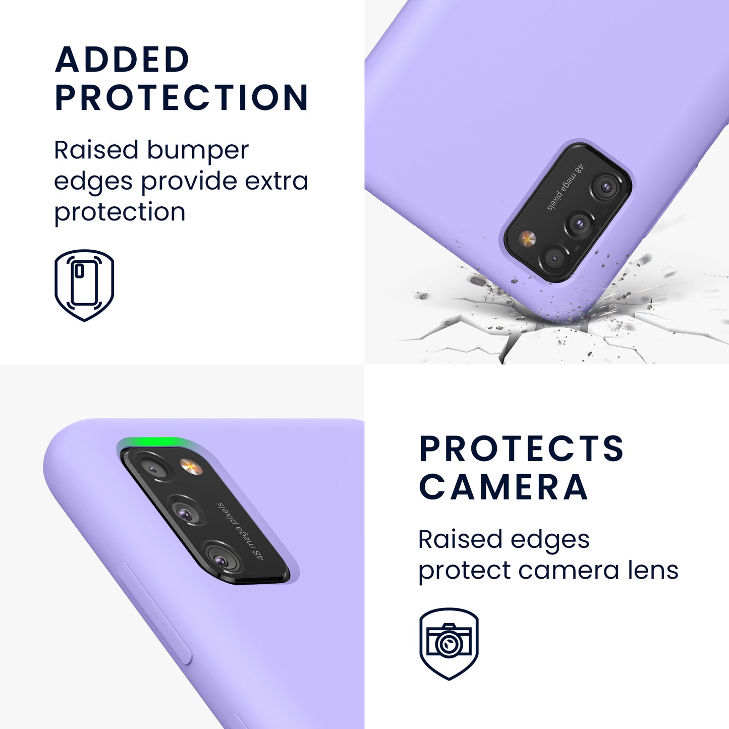 kwmobile Phone Case for Samsung Galaxy A41 - Silicone Case - Wireless Charging - Protective Cover