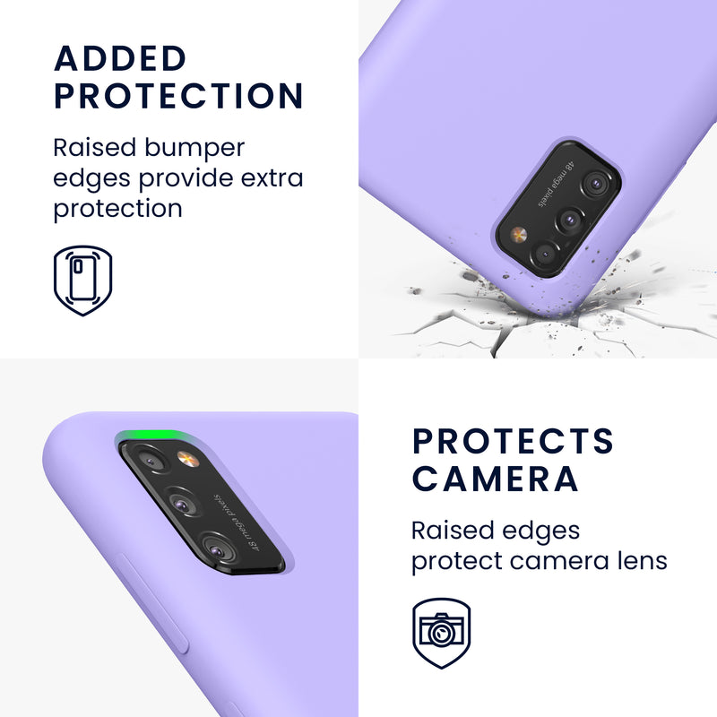 kwmobile Phone Case for Samsung Galaxy A41 - Silicone Case - Wireless Charging - Protective Cover