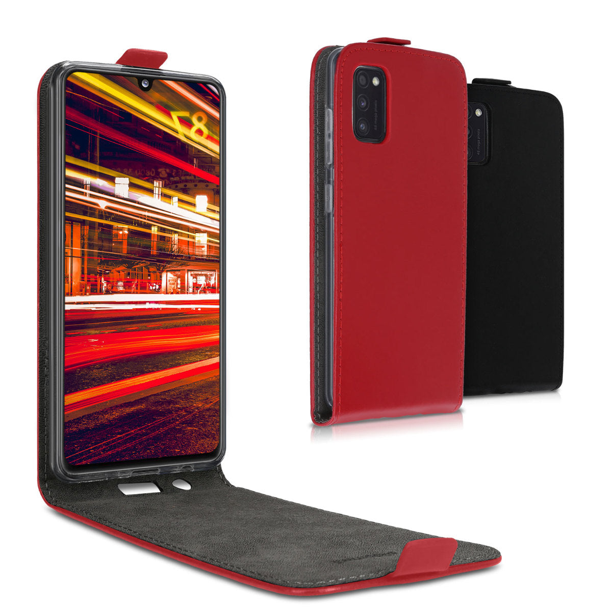 kwmobile Protective Case compatible with Samsung Galaxy A41 - Phone Cover - Flip Case Phone Cover