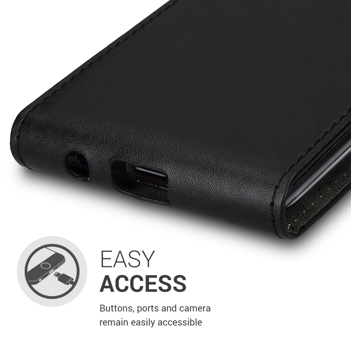 kwmobile Protective Case compatible with Samsung Galaxy A41 - Phone Cover - Flip Case Phone Cover