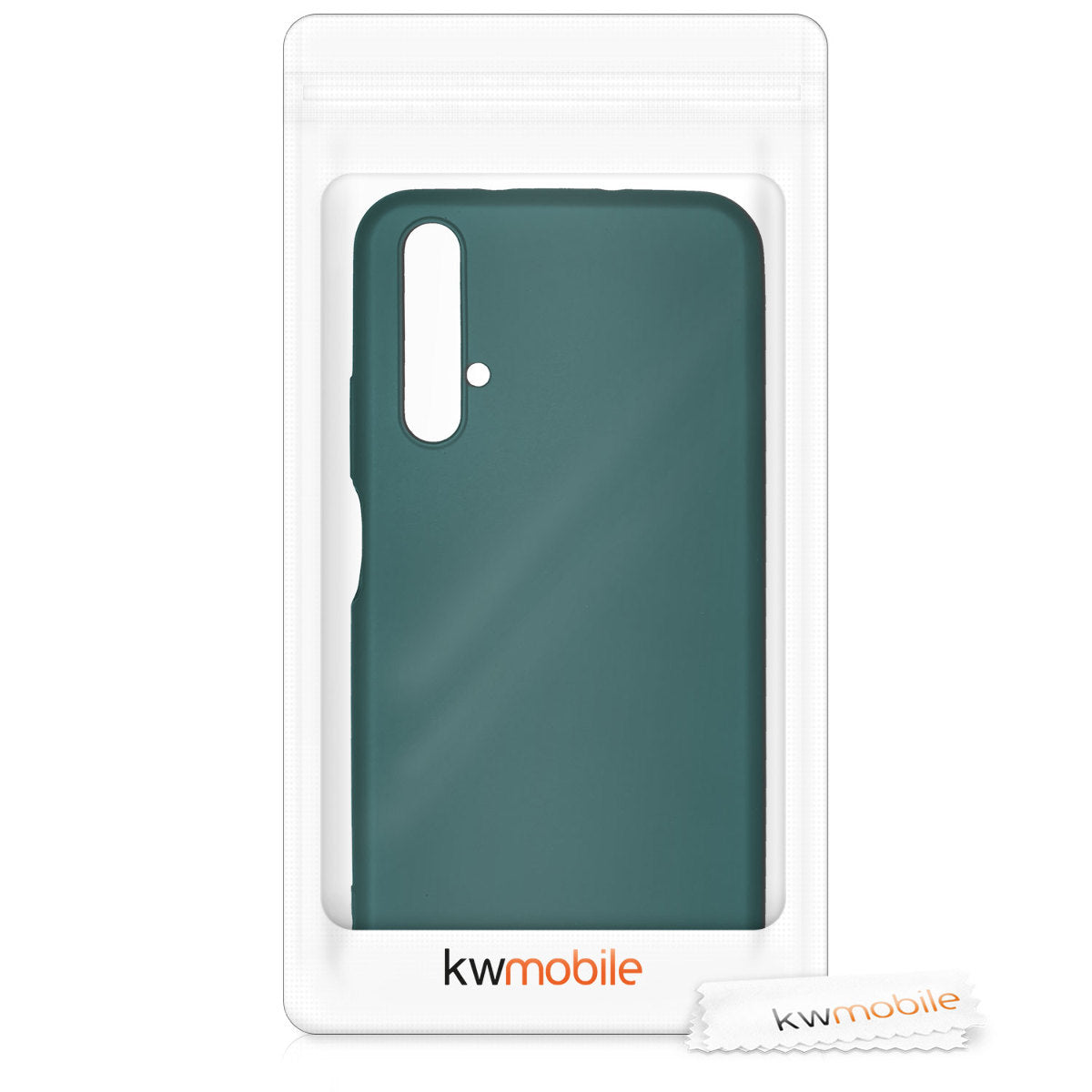 kwmobile Phone Case for Huawei Nova 5T - Silicone Case Protective Cover