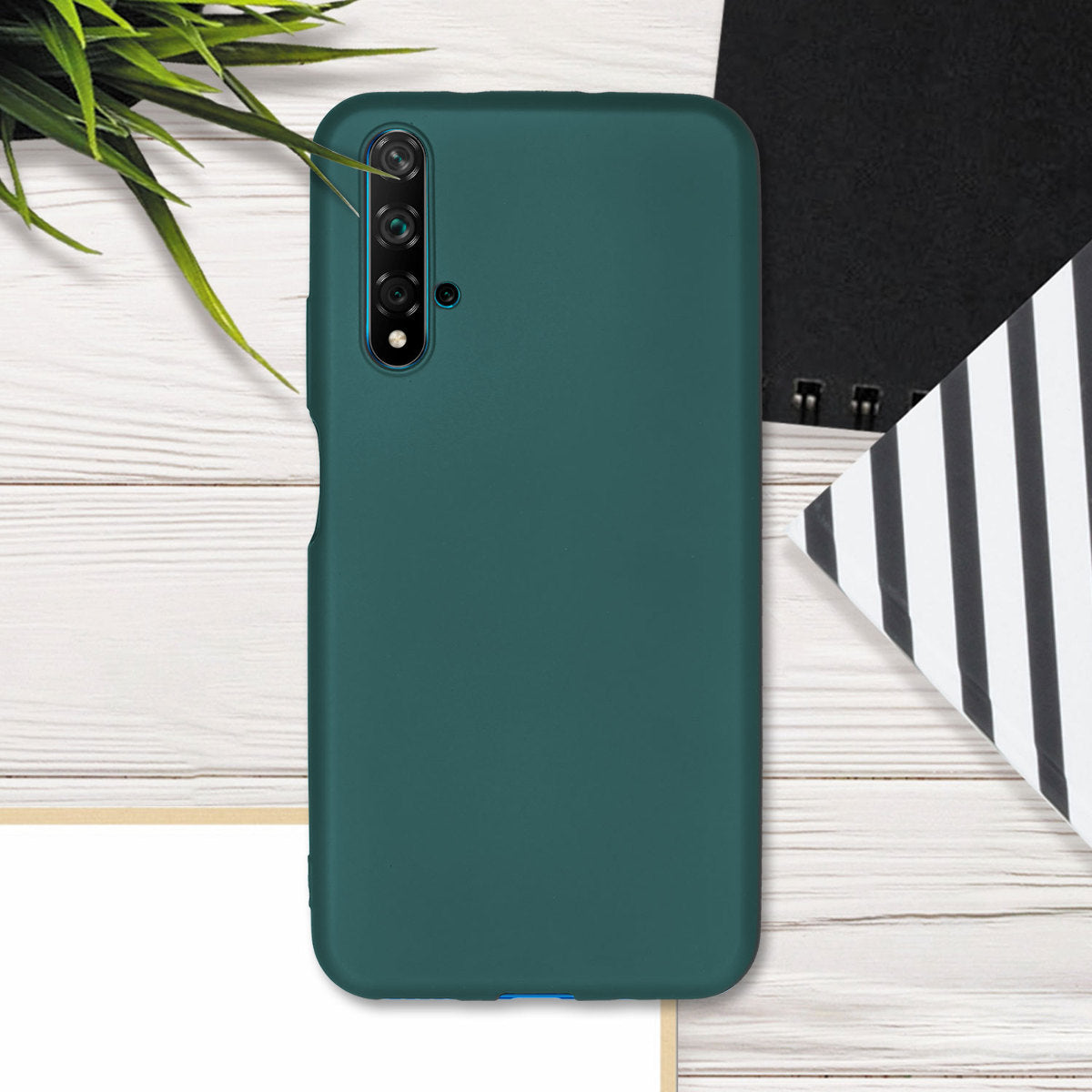 kwmobile Phone Case for Huawei Nova 5T - Silicone Case Protective Cover