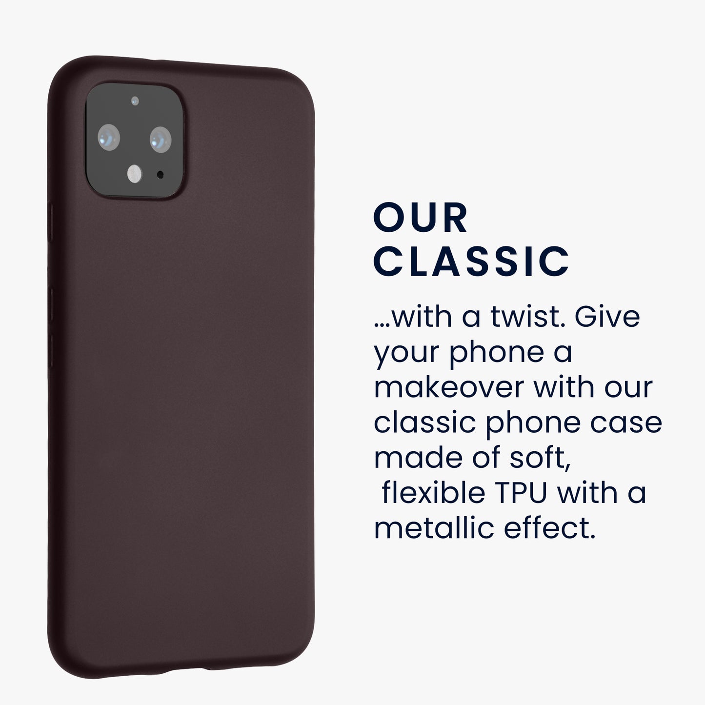 kwmobile Phone Case for Google Pixel 4 Case - Protective Cover