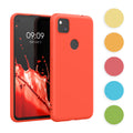 kwmobile Hülle kompatibel mit Google Pixel 4a Hülle - weiches TPU Silikon Case - Cover geeignet für kabelloses Laden - Cool Mint Cool Mint  