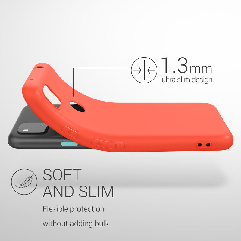 kwmobile Case for Google Pixel 4a Case Wireless Charging Protective Cover