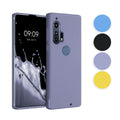 kwmobile Hülle kompatibel mit Motorola Edge Plus / Edge+ Hülle - weiches TPU Silikon Case - Cover geeignet für kabelloses Laden - Schwarz matt Schwarz matt  