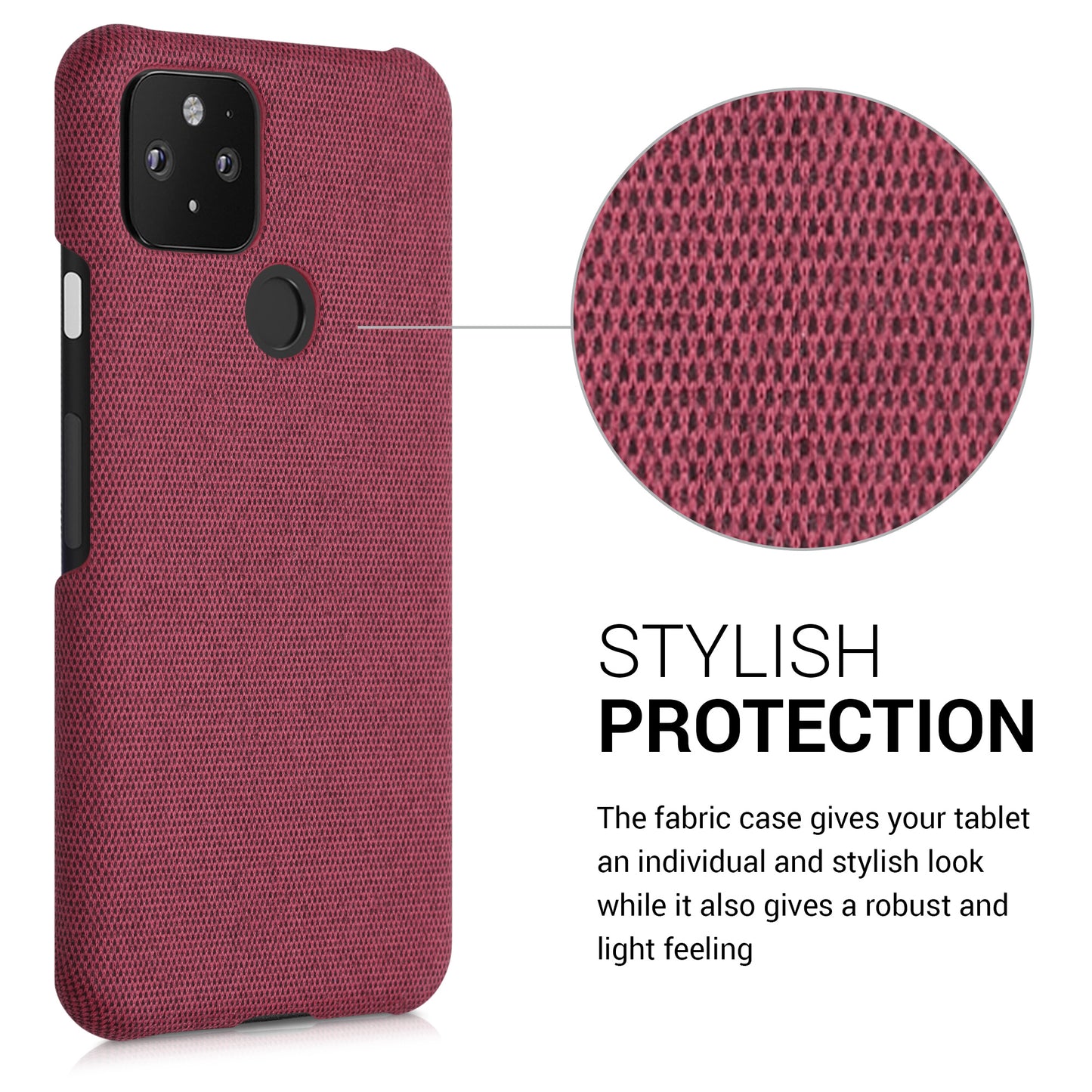 kwmobile Case Compatible with Google Pixel 5 Back Cover