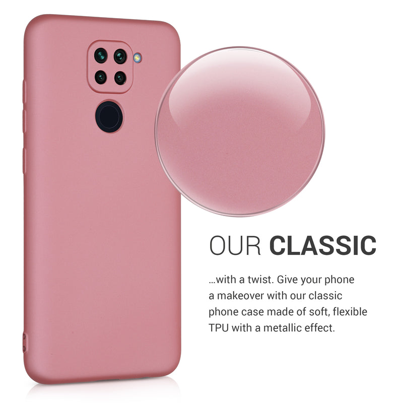 kwmobile Phone Case for Xiaomi Redmi Note 9 - Silicone Case - Protective Cover