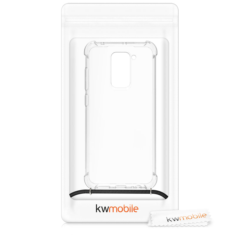 kwmobile Necklace Case Compatible with Xiaomi Redmi Note 9 Case