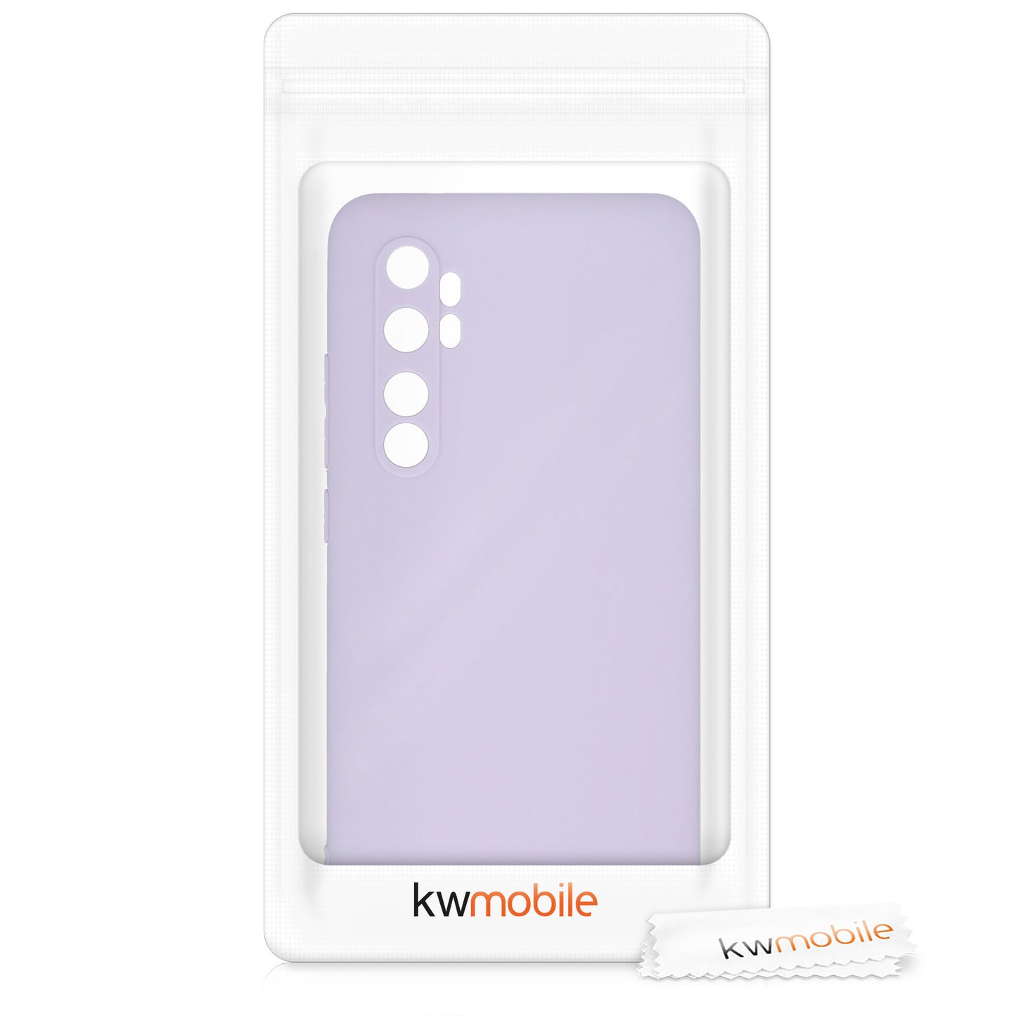 kwmobile Phone Case for Xiaomi Mi Note 10 Lite - Soft Silicone Cover - Protective Case