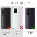 kwmobile Phone Case for Xiaomi Mi Note 10 Lite - Silicone Case - Protective Cover